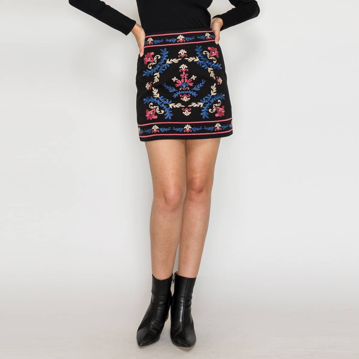 Midnight Garden Mini Skirt