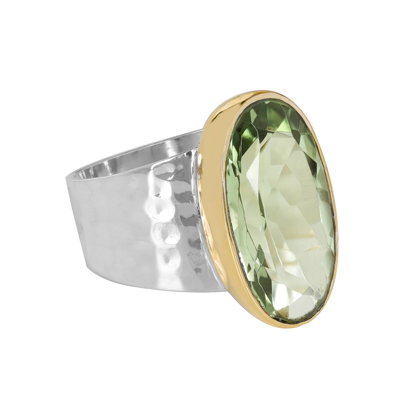 Green Amethyst Verdant Mirage Ring