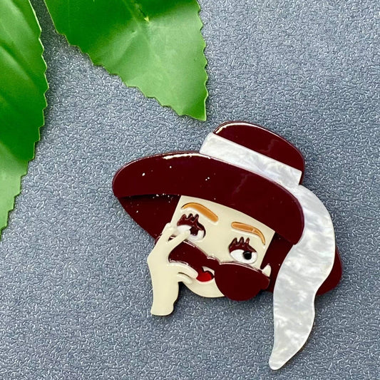 Girl Acrylic Brooch