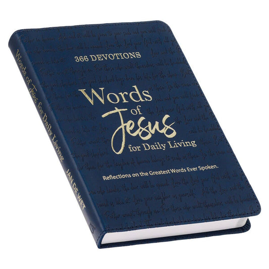 Devotional Words of Jesus for Daily Living Faux Leather