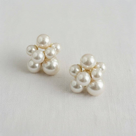 Chic Vintage Pearl Layered Drop Earrings