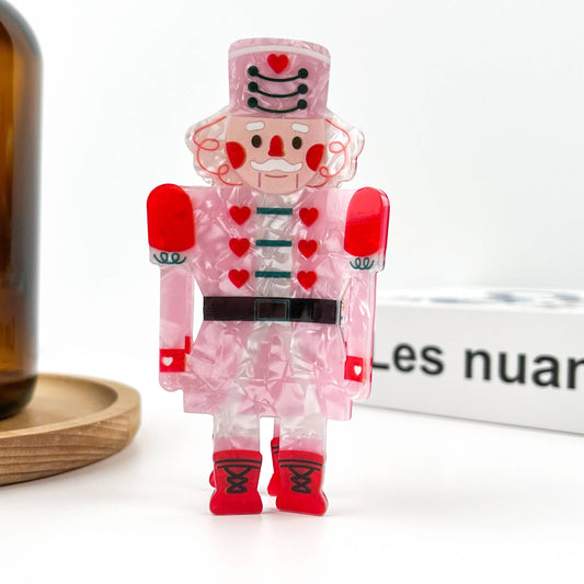 Nutcracker Soldier Hair Claw Clip