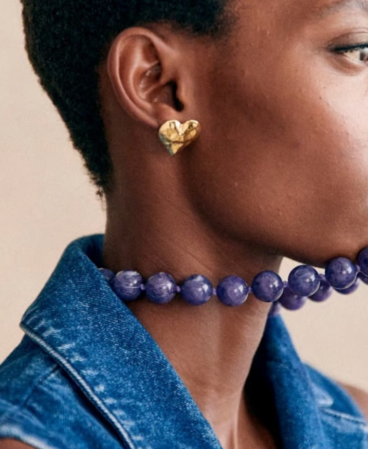 Été Beads Beaded Necklace with PVD sailor Clasp
