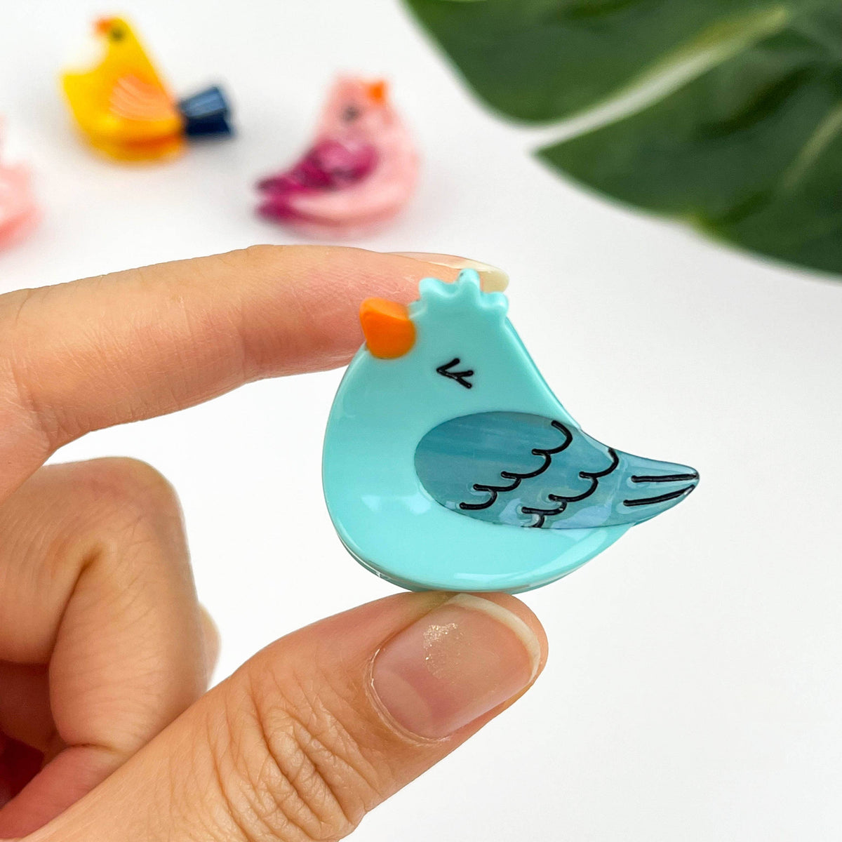 Mini Bird Hair Claw Clip