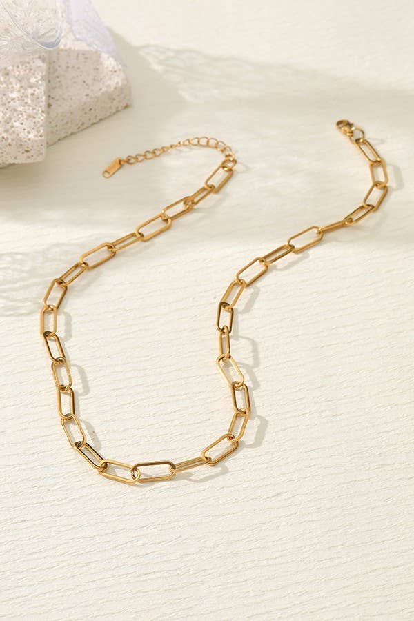 Stainless Steel Multi-Chain Necklace - Waterproof Tarnish Free