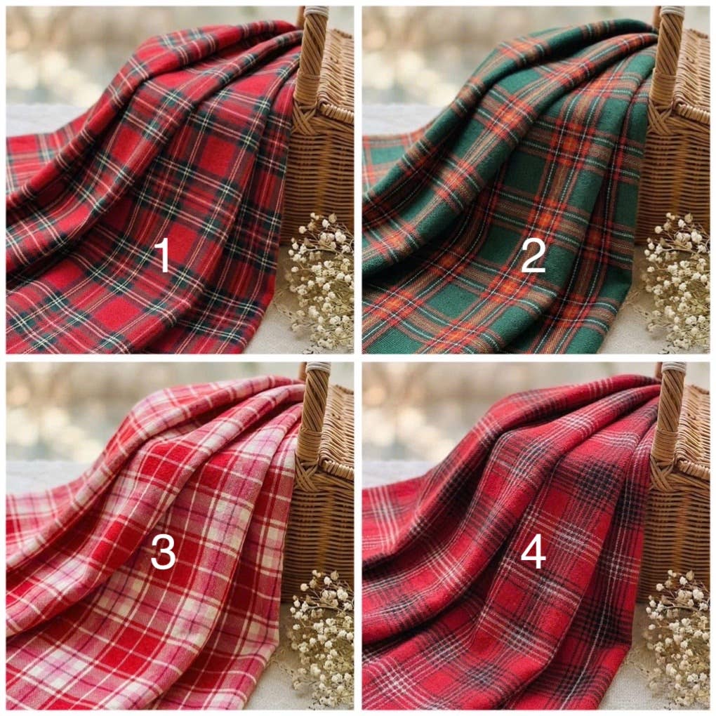 Christmas Holiday Wreath Sash - 100% Cotton Fabric