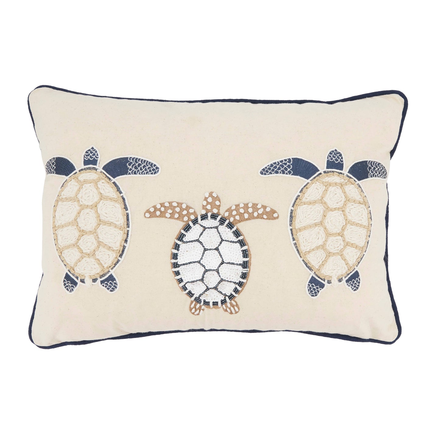 Aquatic Dreams Turtle Throw Pillow Cover