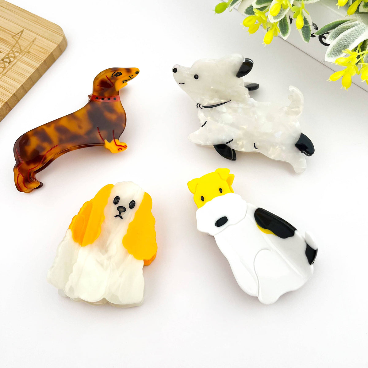 Dog Westie Hair Claw Clip