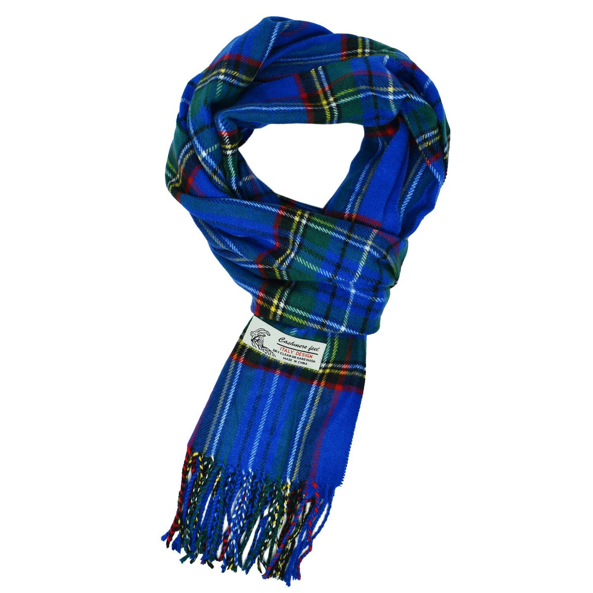 Soft Cashmere Feel Stewart Plaid Winter Muffler Scarf