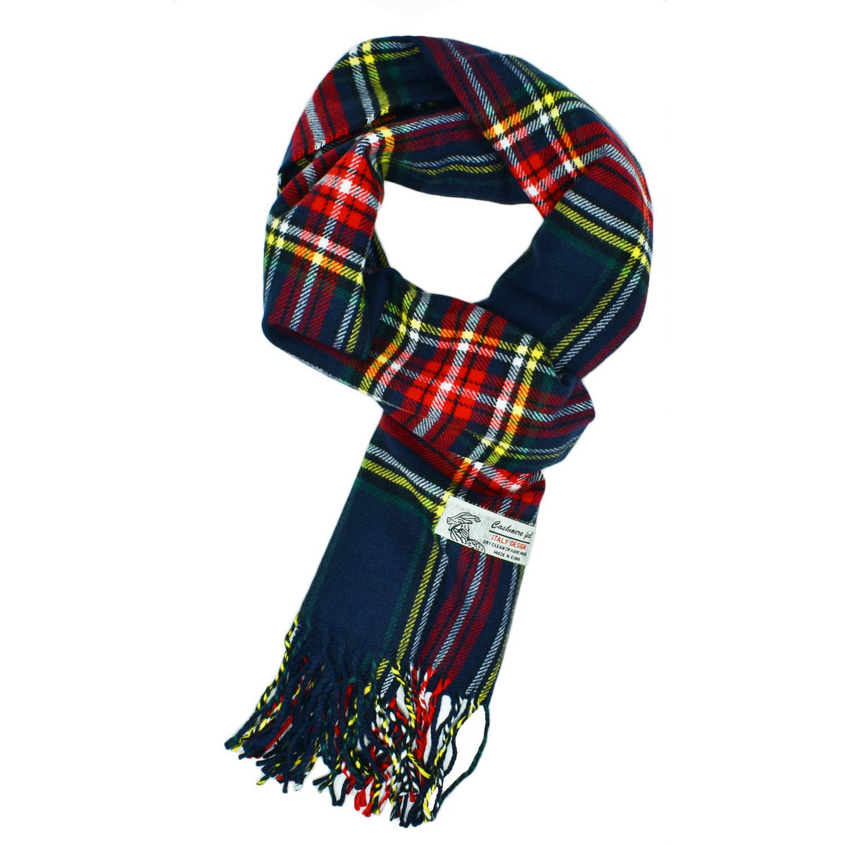 Soft Cashmere Feel Stewart Plaid Winter Muffler Scarf