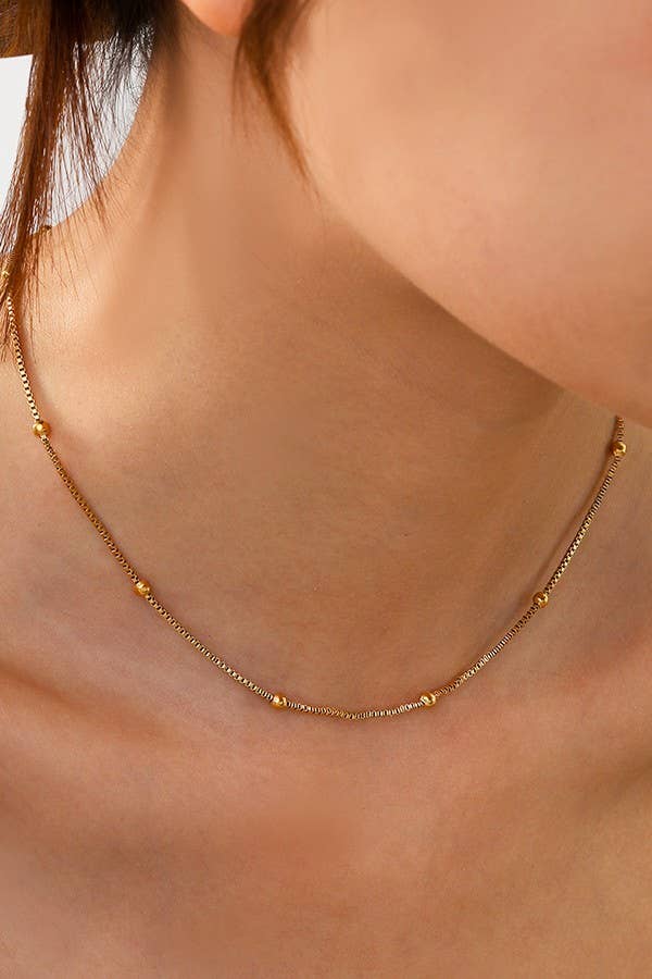 Stainless Steel Multi-Chain Necklace - Waterproof Tarnish Free