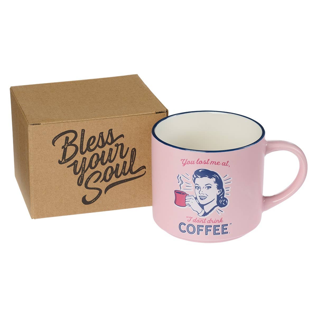 Mug Ceramic You Lost Me at No Coffee