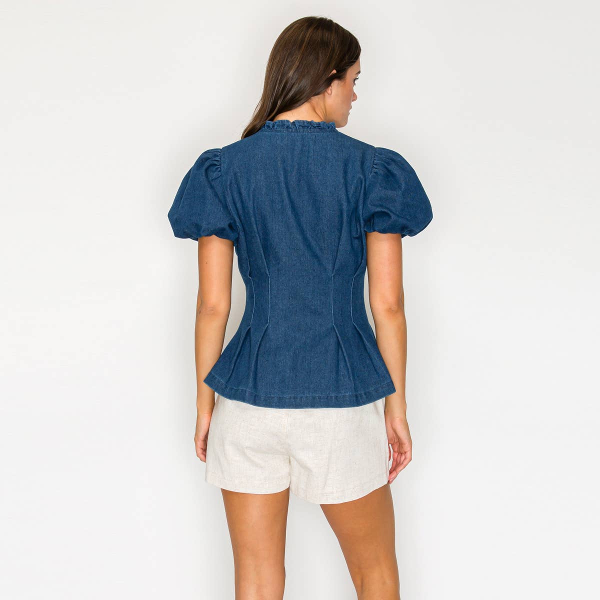La Belle Denim Blouse