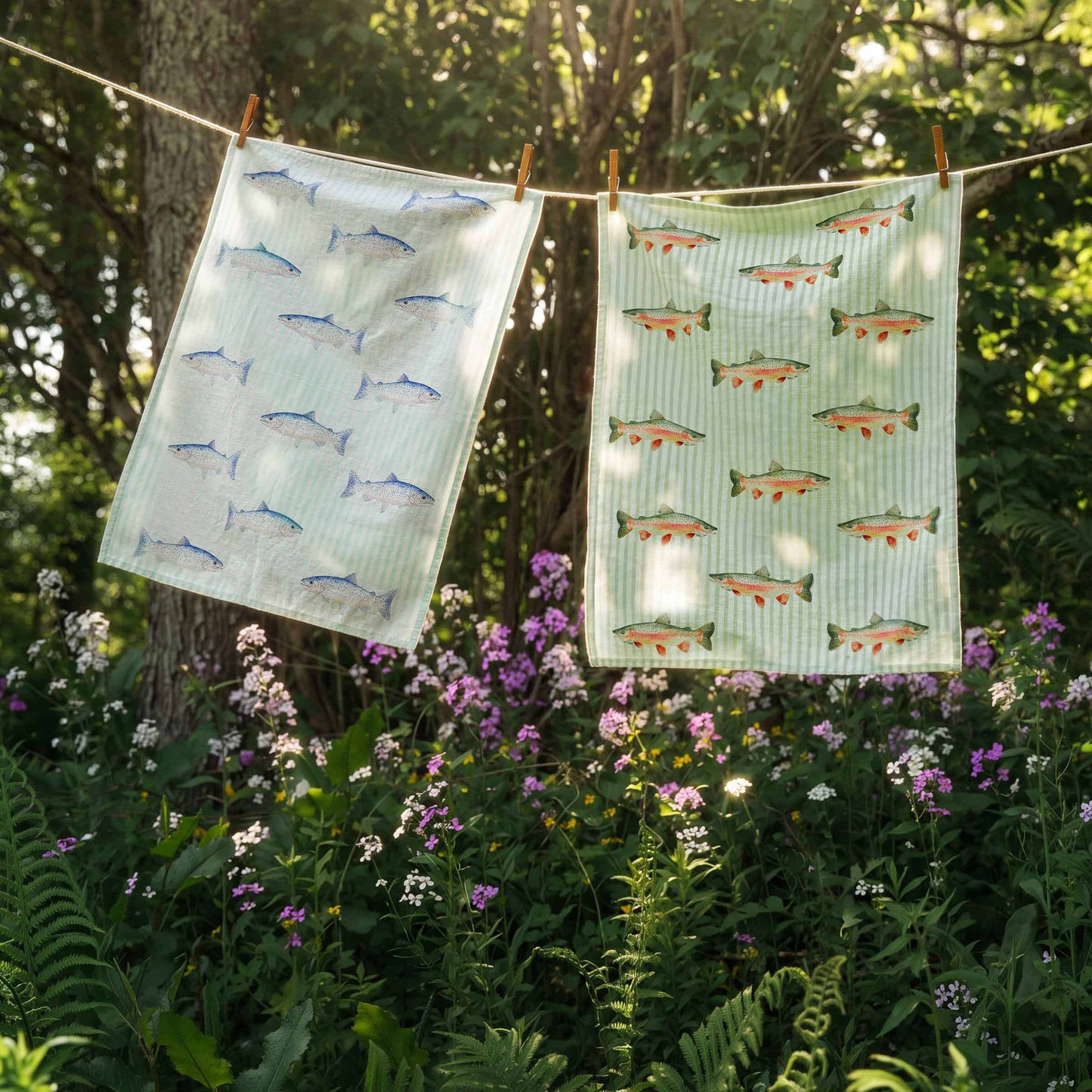 Rainbow Trout - Tea Towel