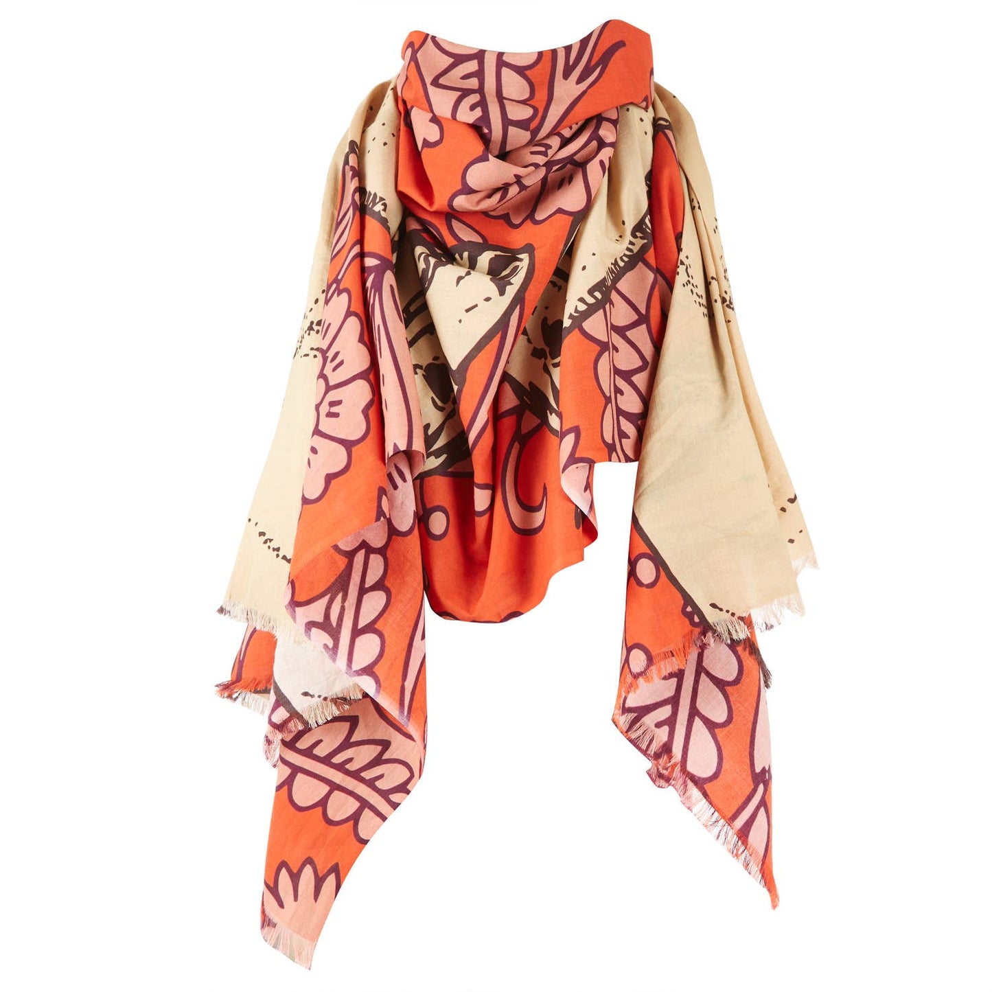 EQUUS DITSY FLORAL VOILE SHAWL/PAREO 