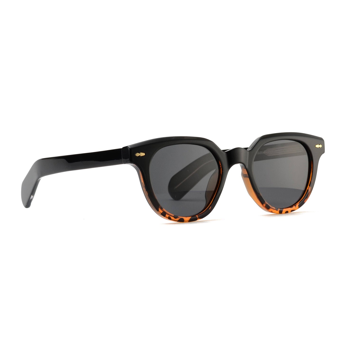 Sunglasses - PEYTON | Black Tortoise | Smoky Lens