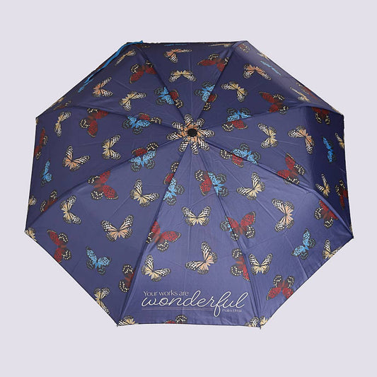 Wonderfully Made Butterfly Compact Umbrella