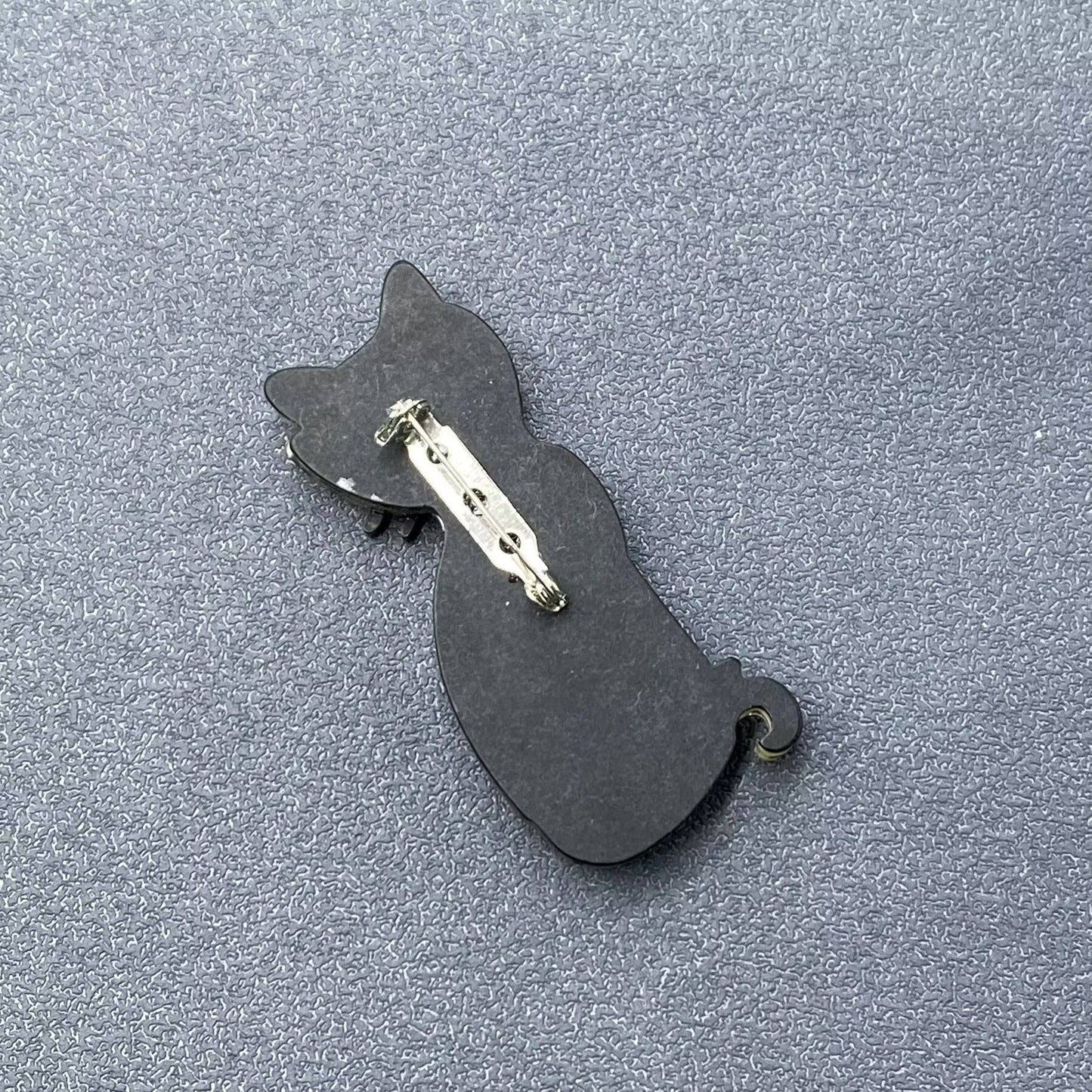 Leopard Cat Acrylic Brooch