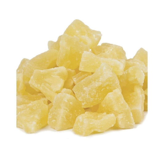 Dried Pineapple Tidbits with Decorative Cloth Bag (1 lbs.)