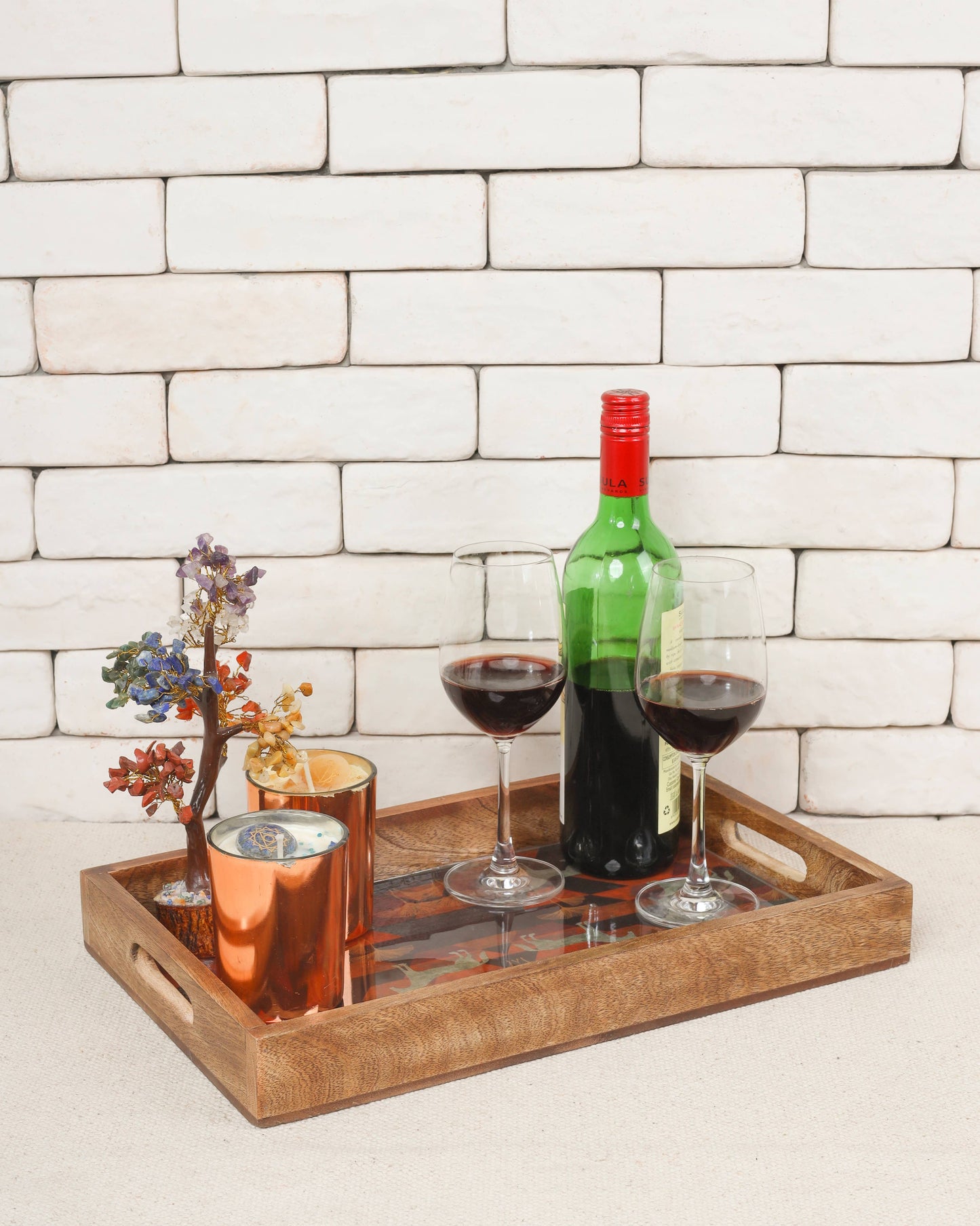Horse Resin/Wood Decorative Trays - 3 sizes