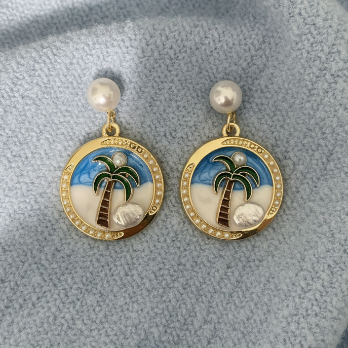Blue Lagoon Coastal Earrings