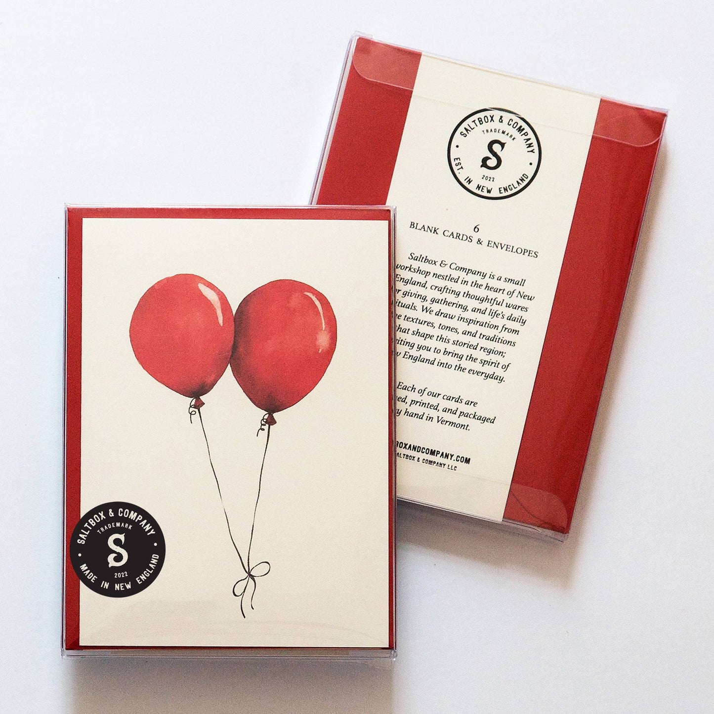 Balloons - Box of 6 Note Cards