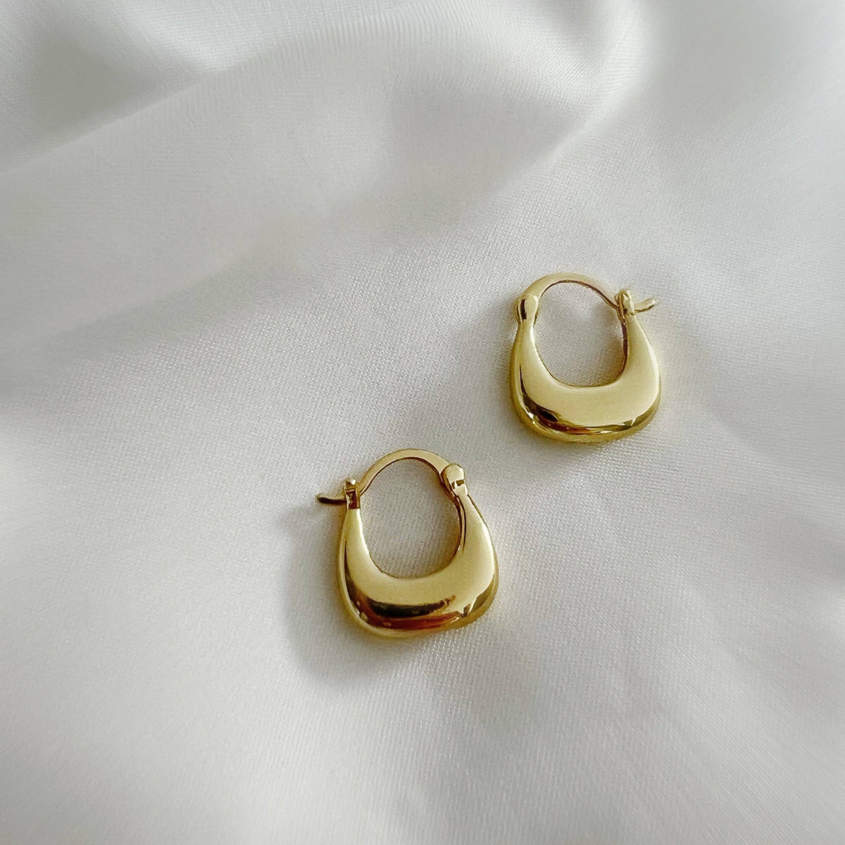 Shaina Hoops Earrings Gold Filled