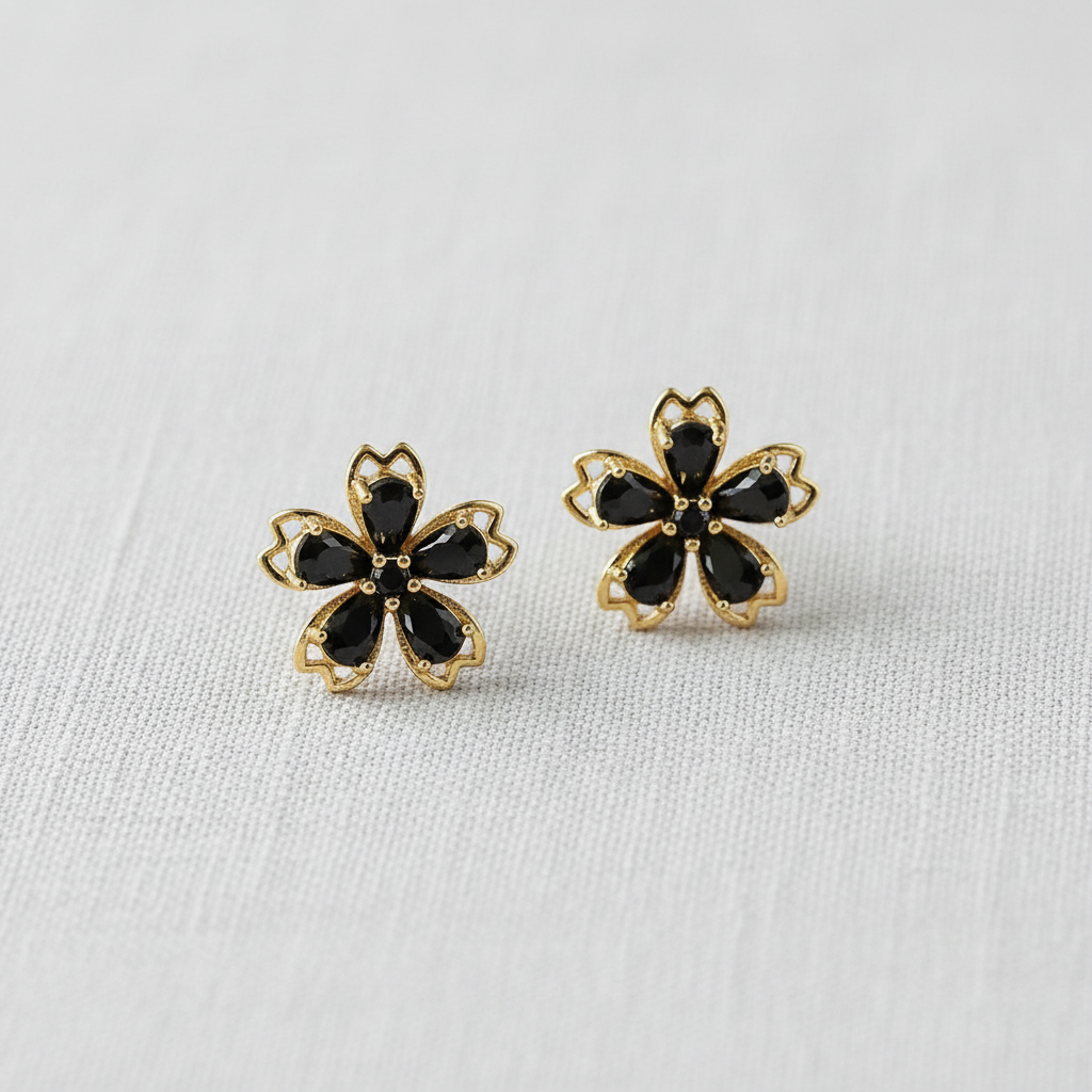 Unique Floral Design Earrings