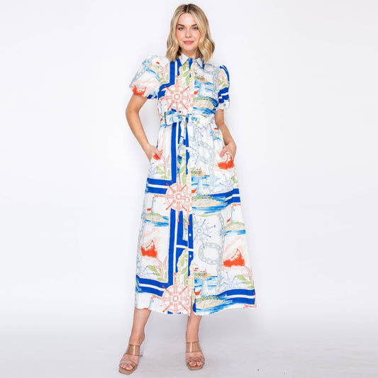 Button-Down Midi Dress