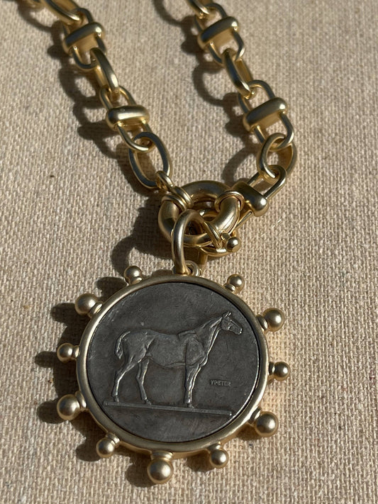 McKinney Horse Medallion Necklace