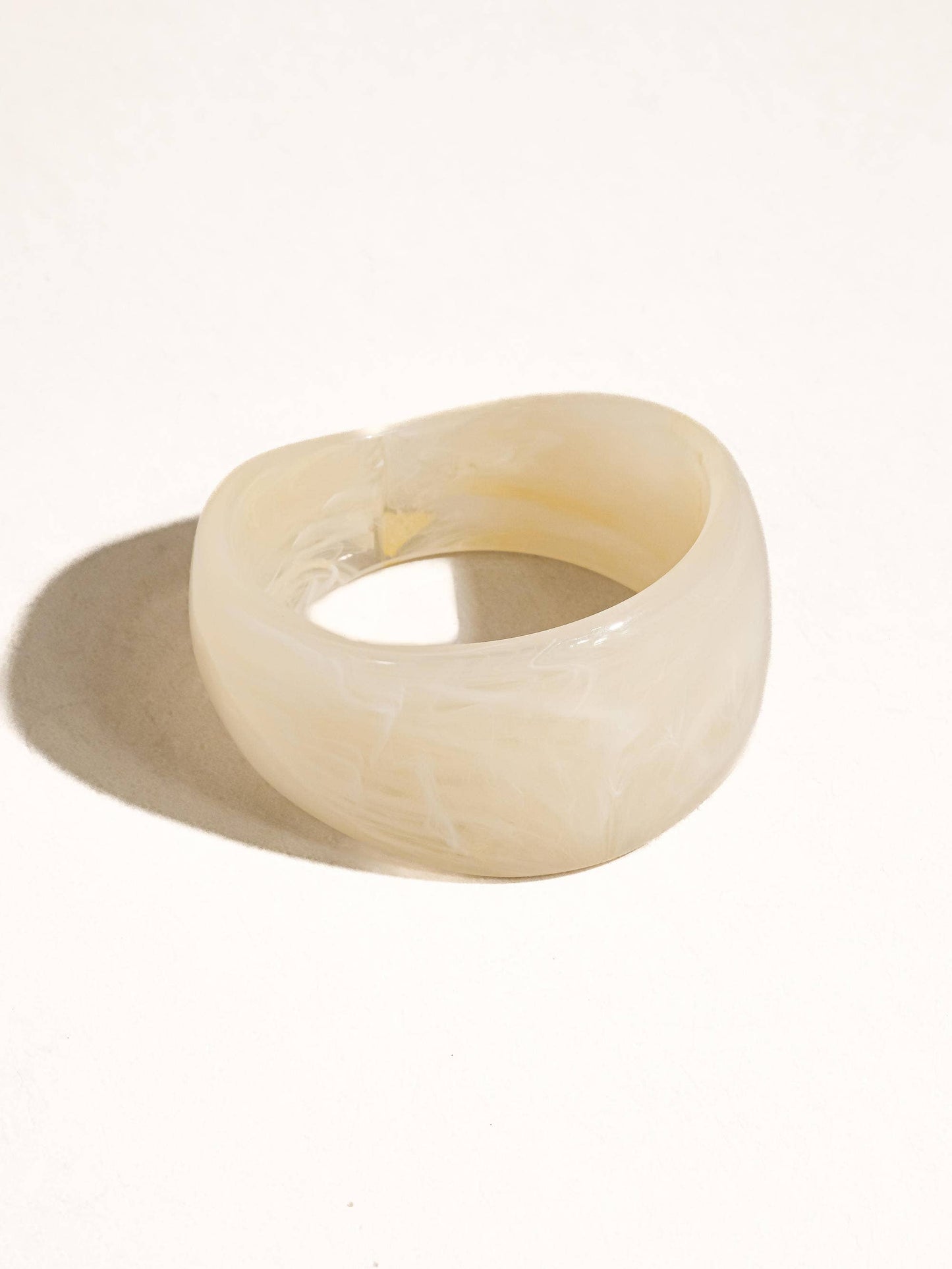Caelia Modern Bold Statement Resin Bangle