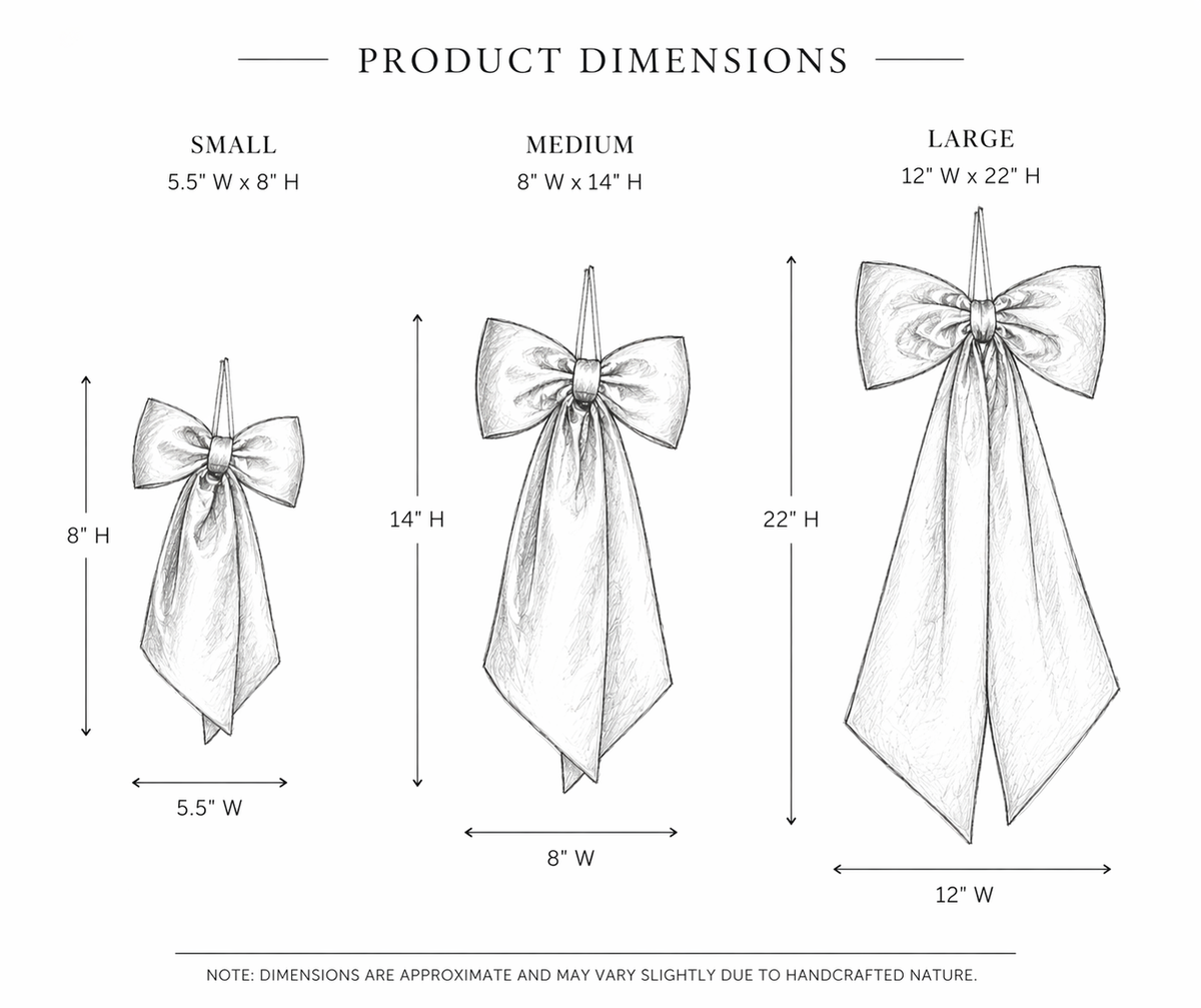 Plaid Green Fabric Bows