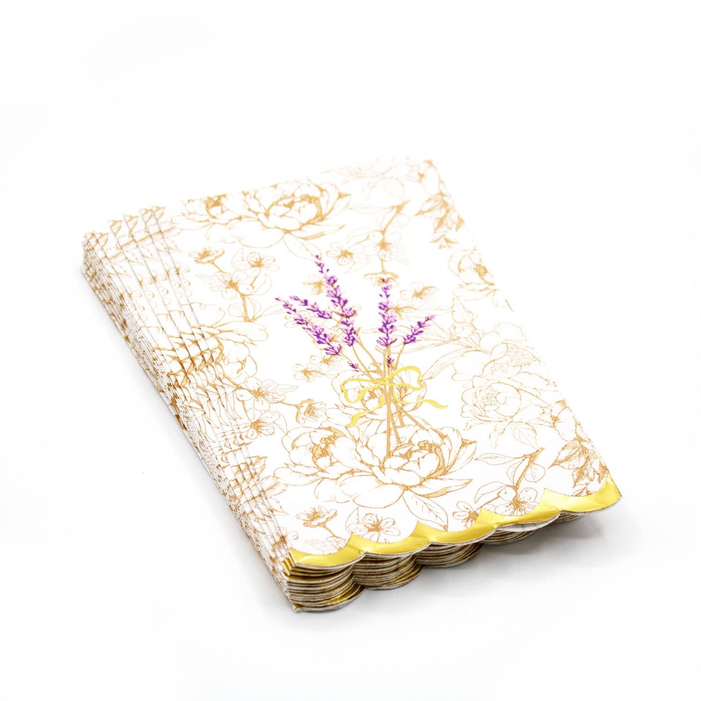 French Lavender Paper Guest Towel Napkins, 16-Pack