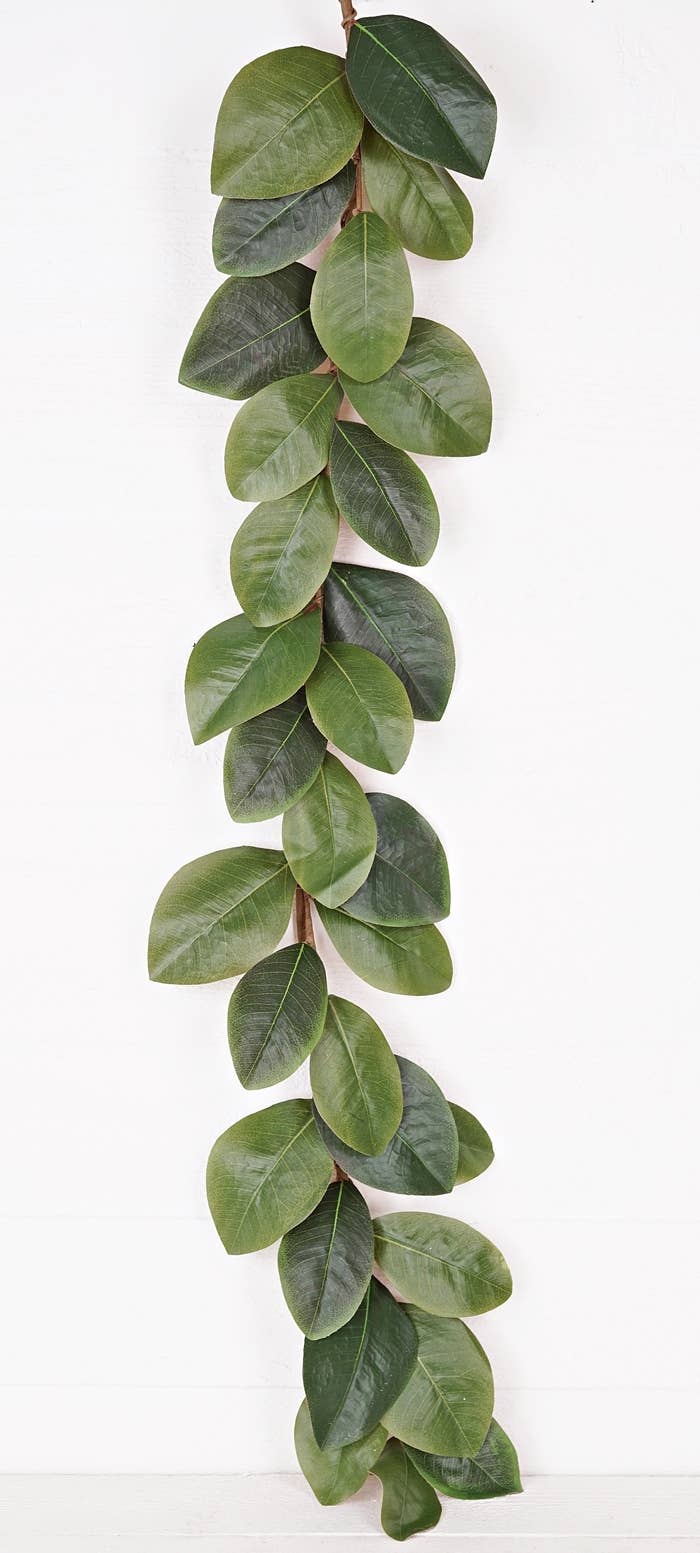 4ft Sweetbay Magnolia Leaves Garland