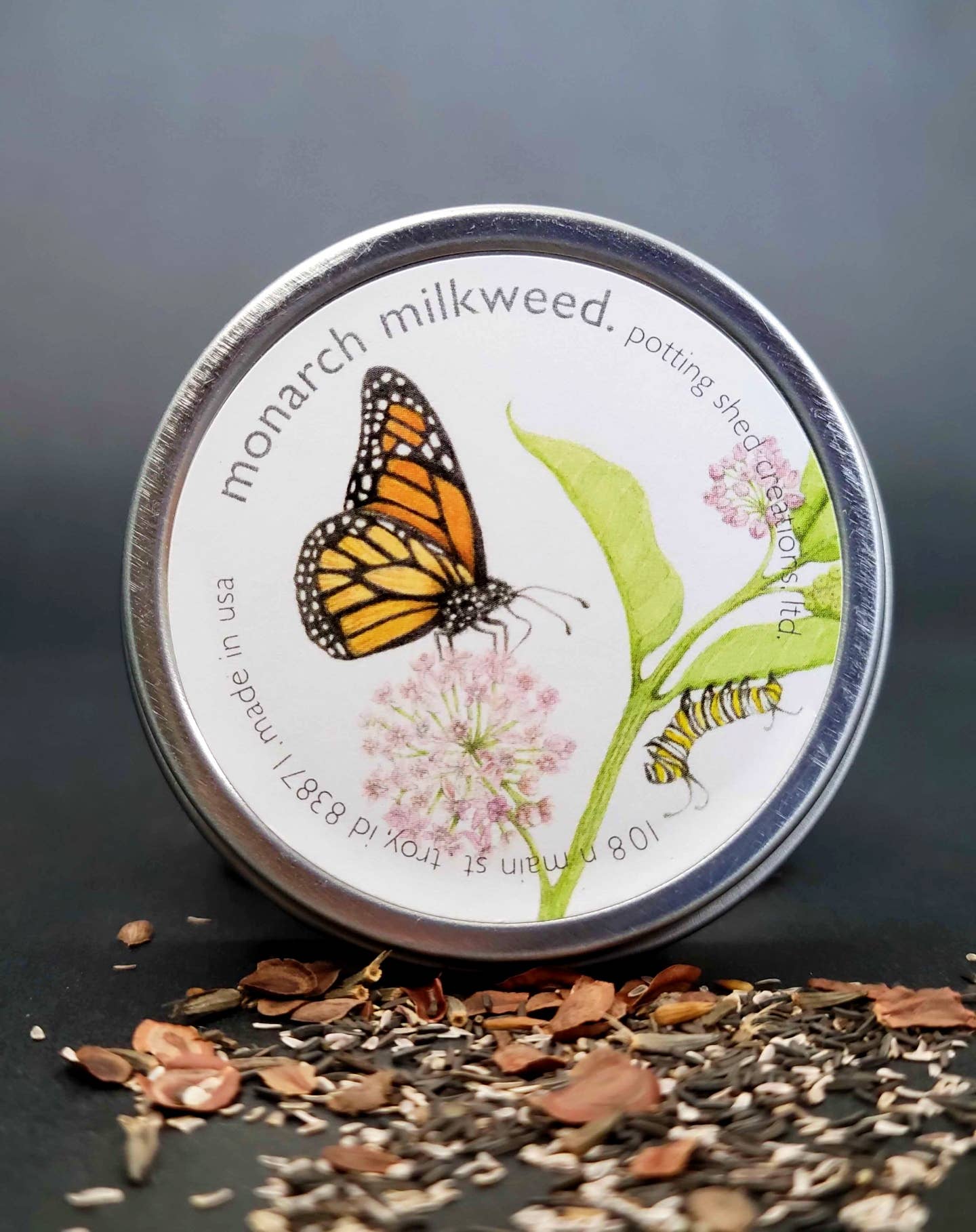 Garden Sprinkles Ornament | Monarch Butterfly Flower Garden