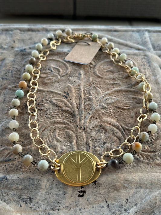Serene Peace Layered Necklace