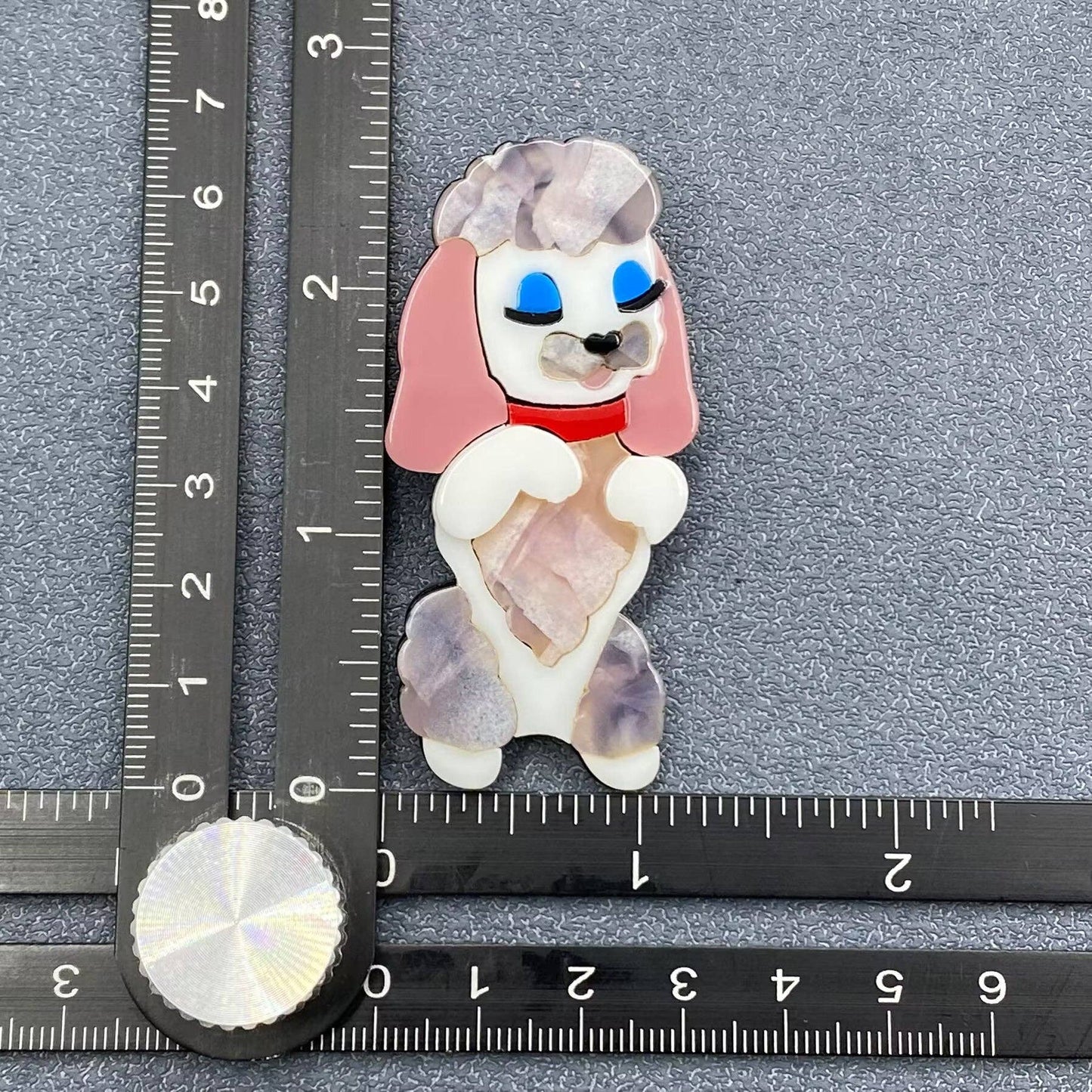 King Charles Spaniel Dog Acrylic Brooch