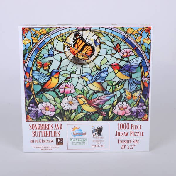 Songbirds and Butterflies 1000 Piece Puzzle