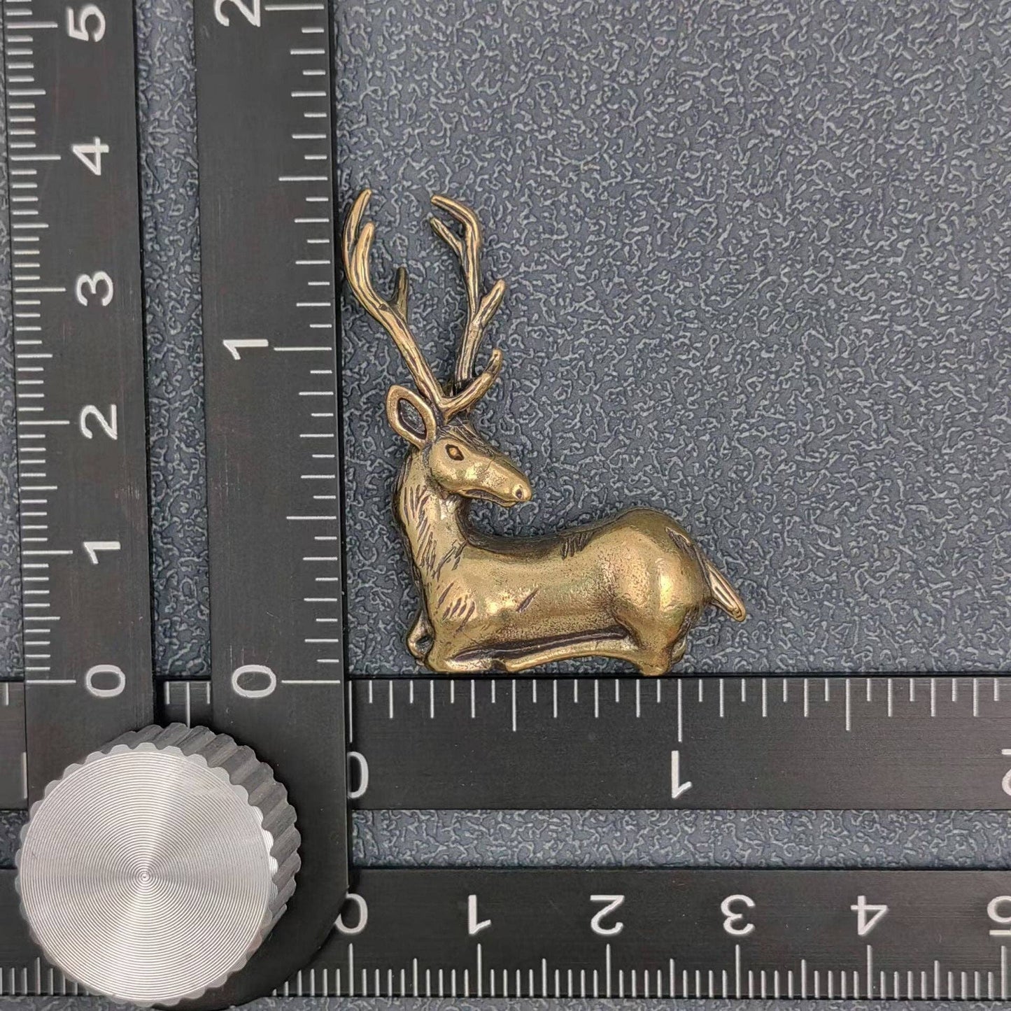 Brass Elk Deer Desktop Ornaments Decoration