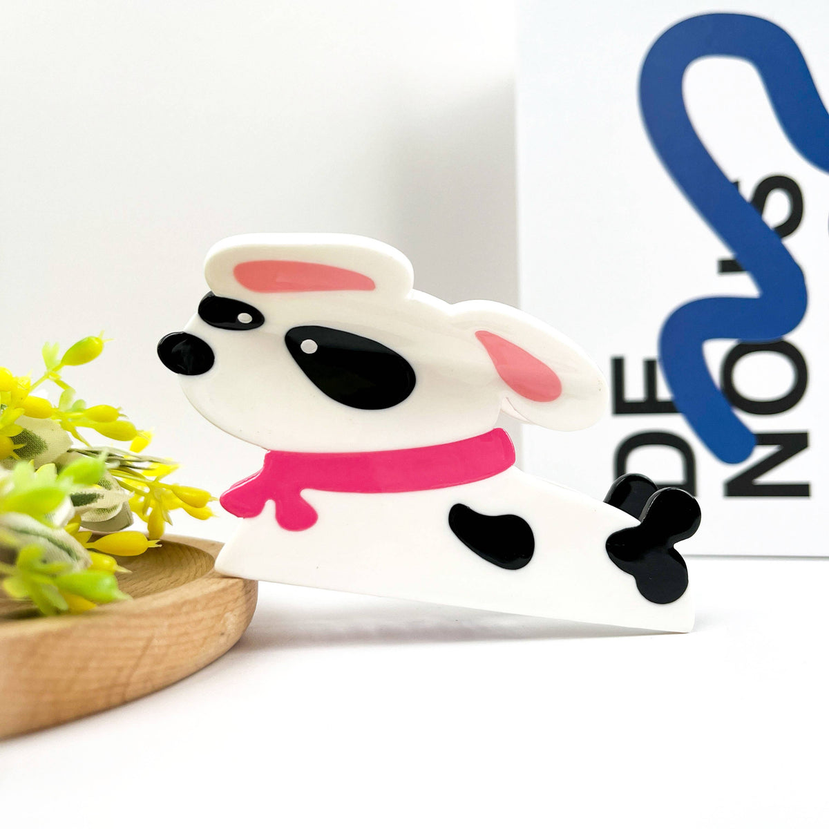 Dalmatian Hair Claw Clip, Eco-friendly Hair Clip