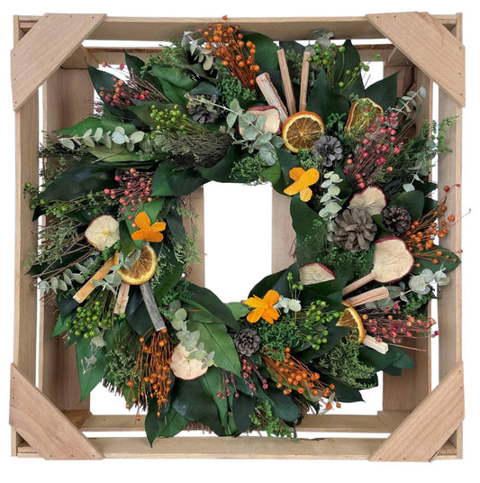 Country Citrus Fall Wreath