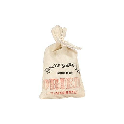 Dried Strawberries with Decorative Cloth Bag (12 oz)
