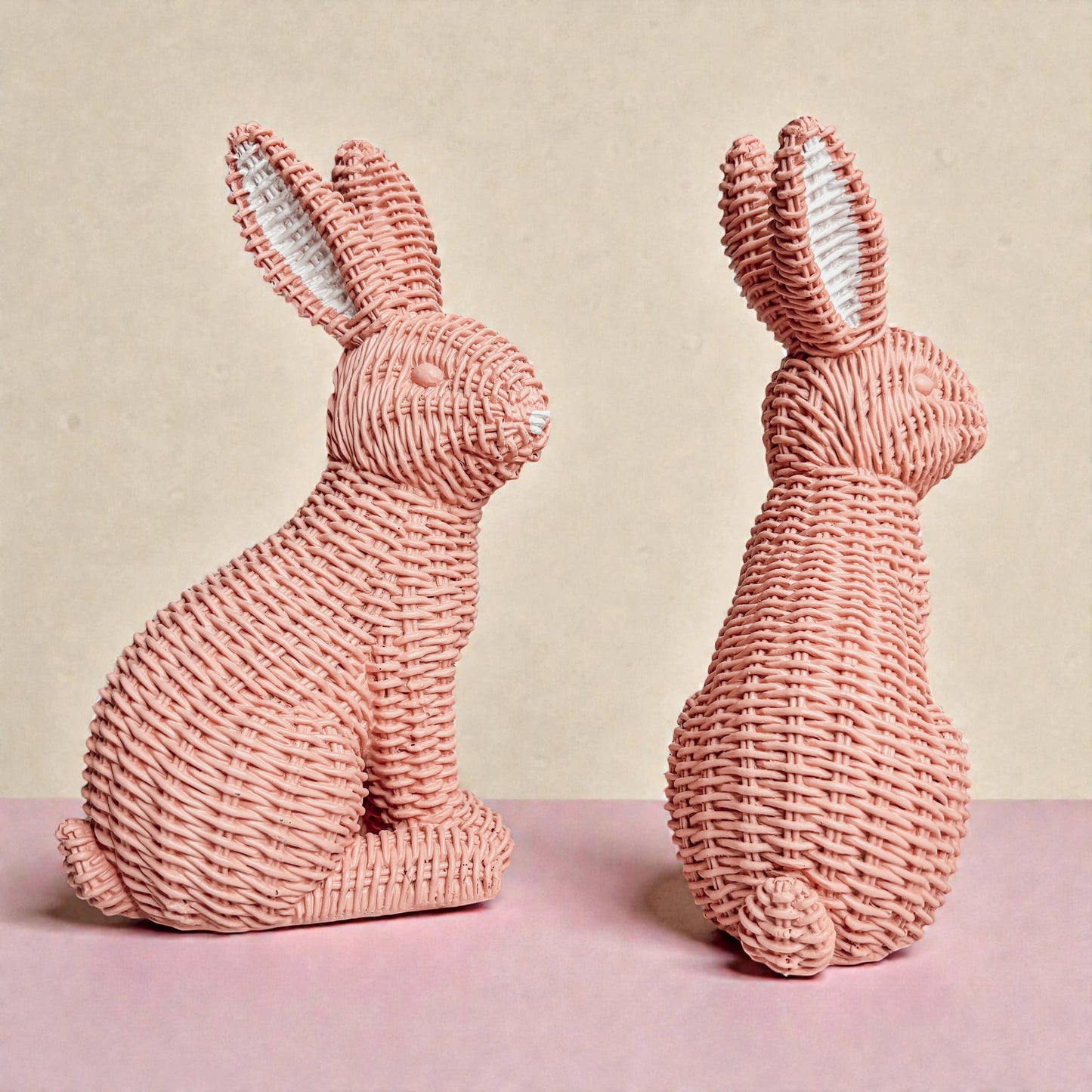 Bunny Decoration, Farmhouse Easter Rabbit Home Decor Statues