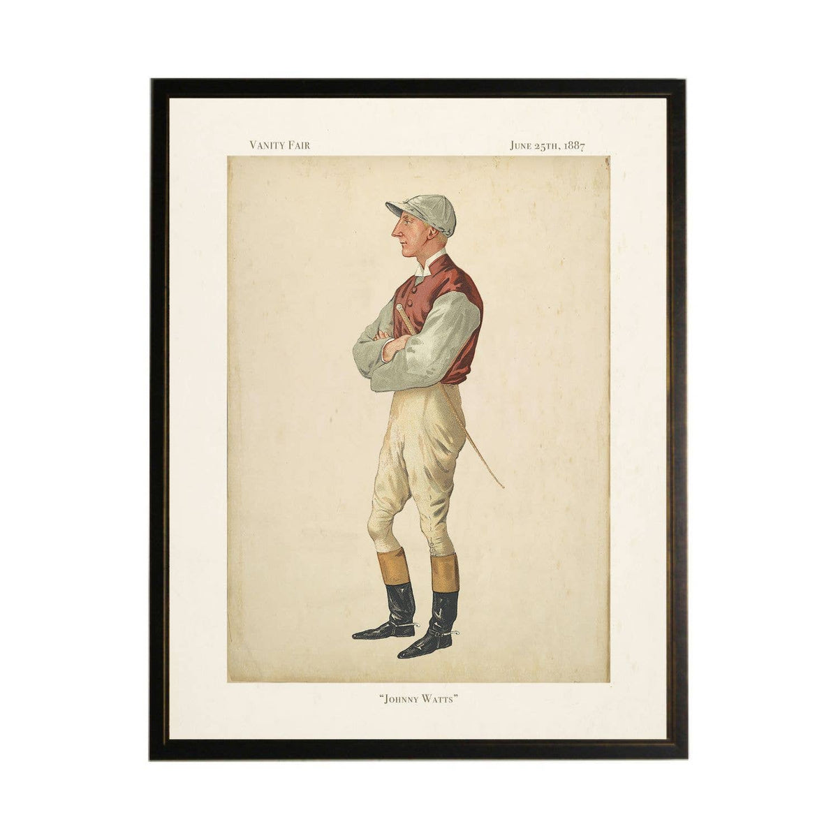 Vintage Vanity Fair Jockey Illustration C