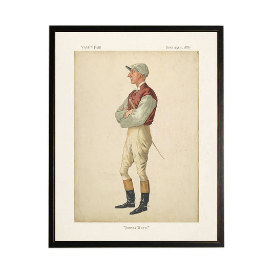 Vintage Vanity Fair Jockey Illustration C