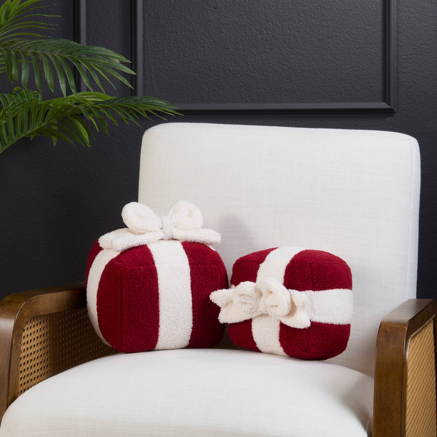 Gift Box Shaped Throw Pillow