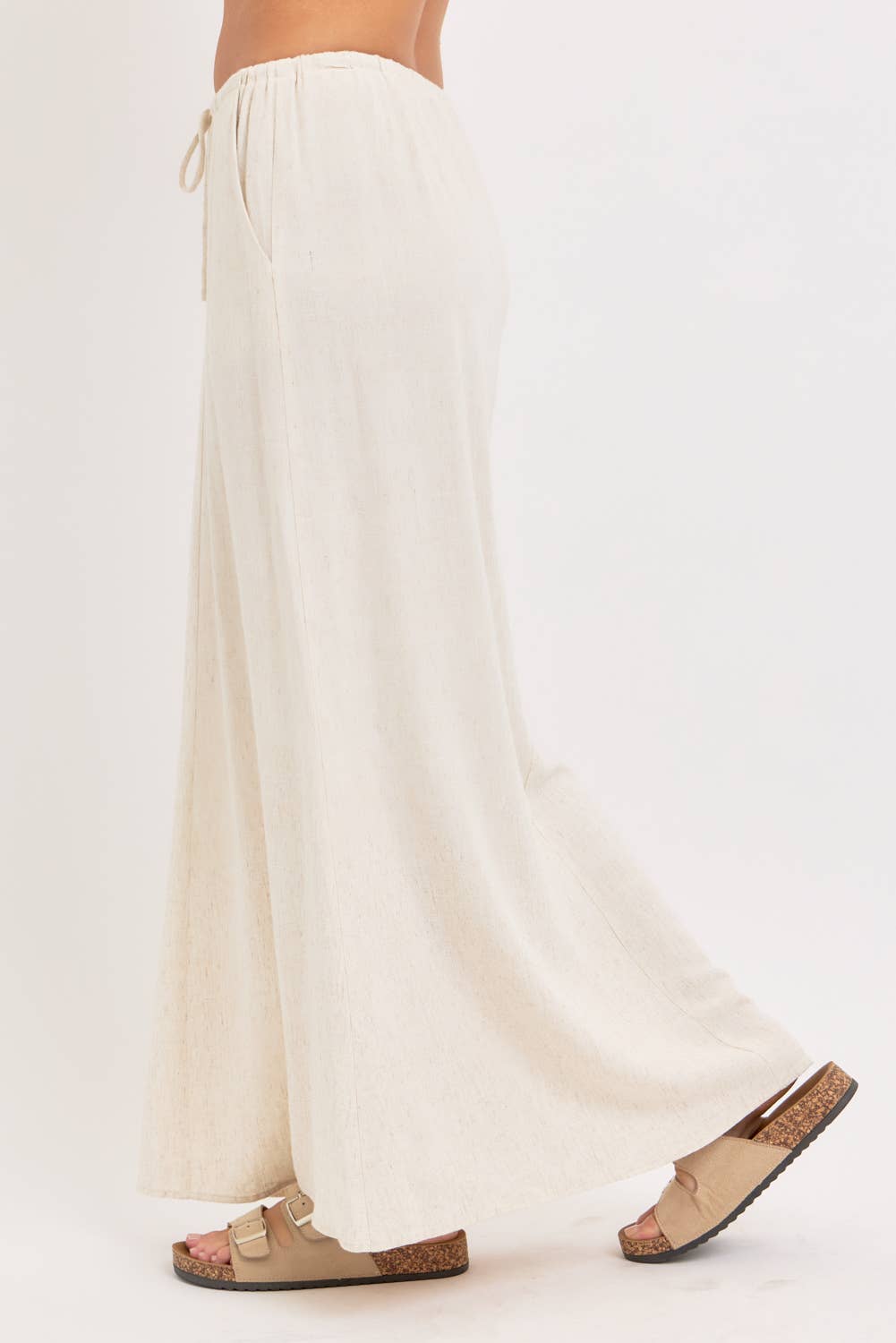LINEN PULLOVER MAXI SKIRT