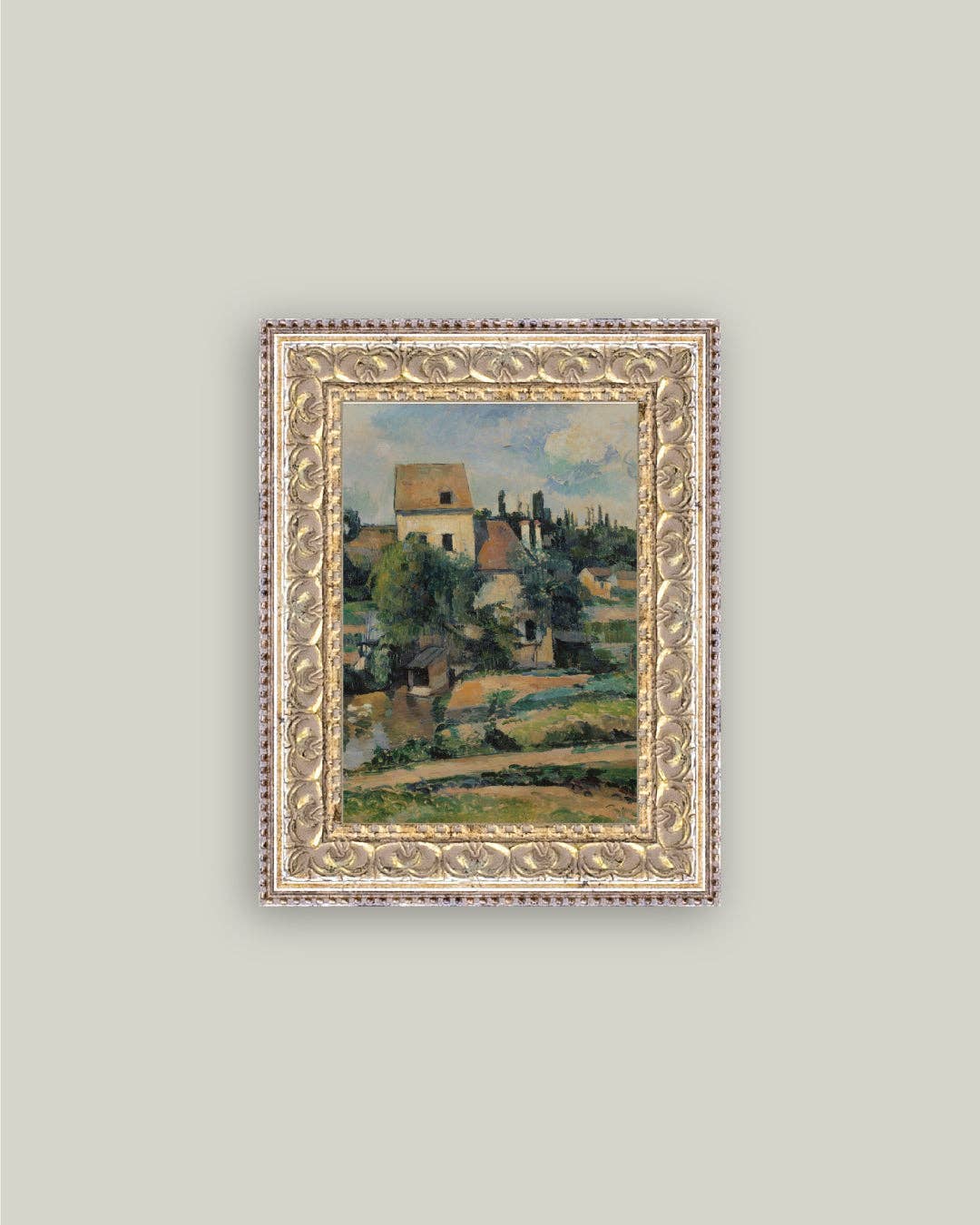 The Mill in Pontoise Framed Antique Art