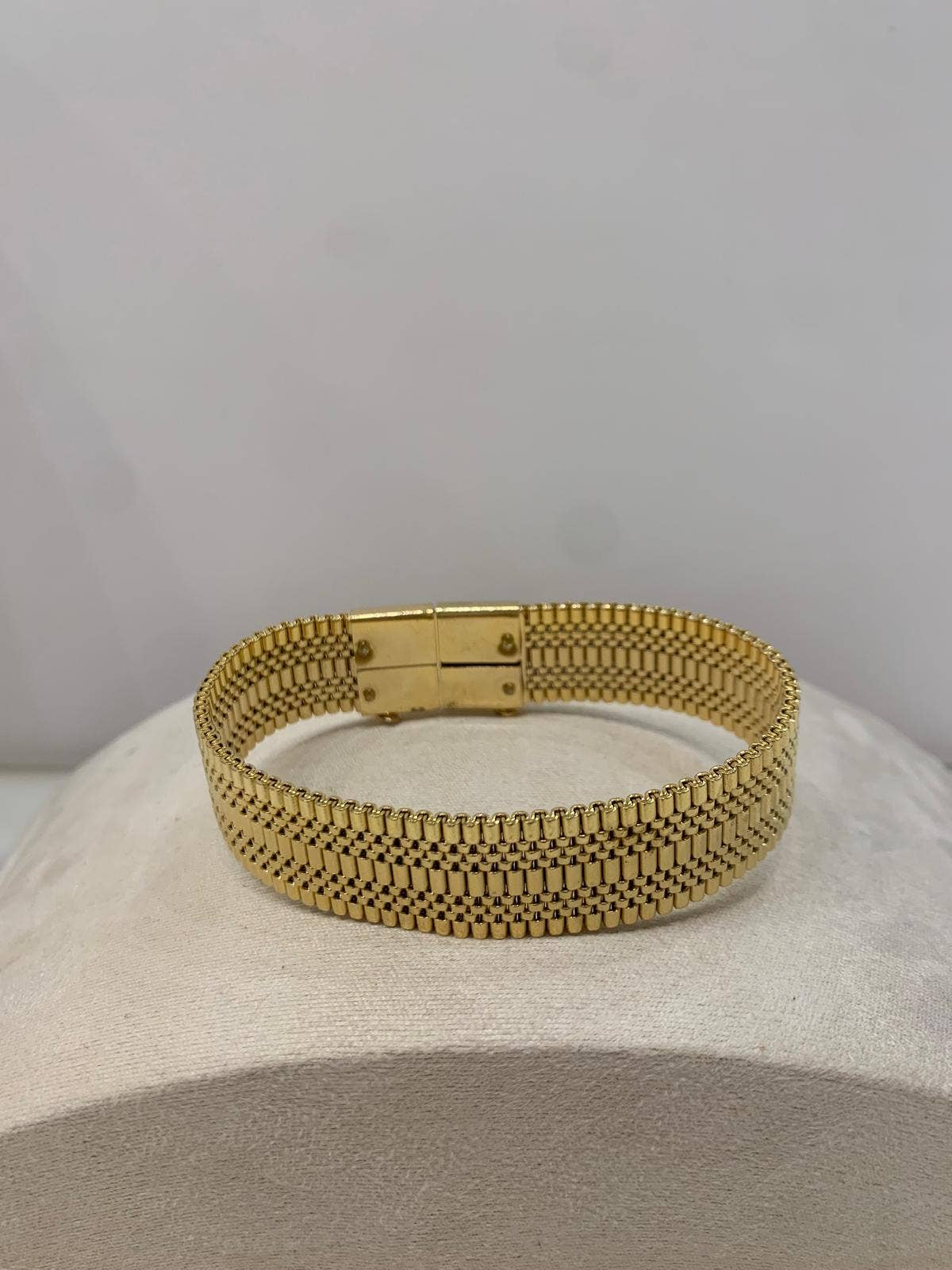 Rebecca Gold Mesh Bracelet