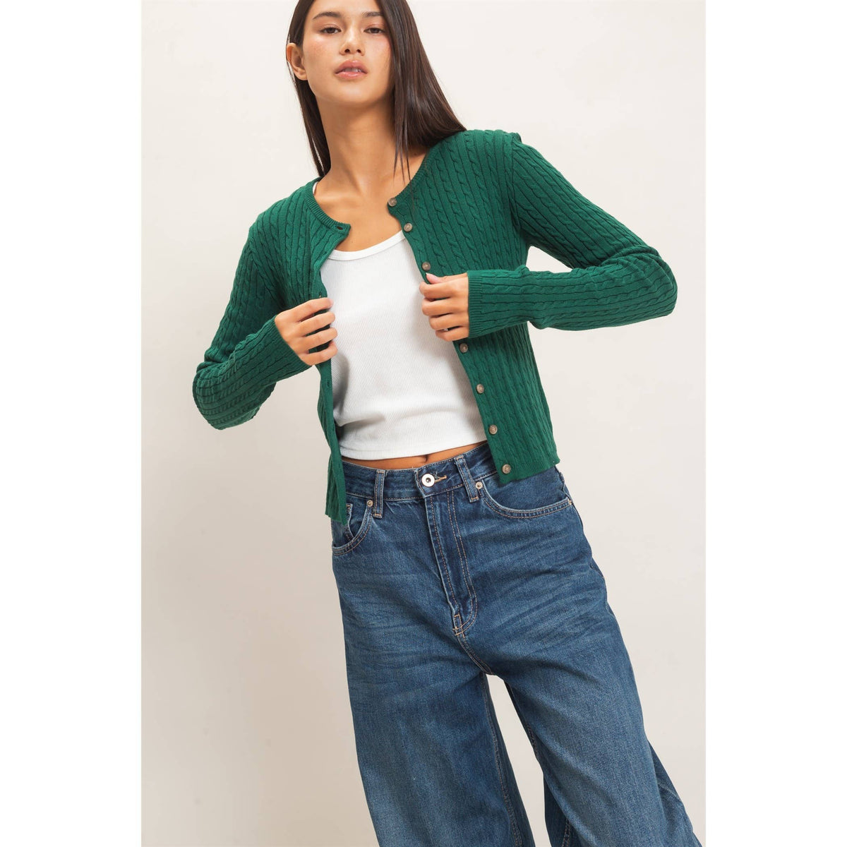 Cable Knit Cardigan